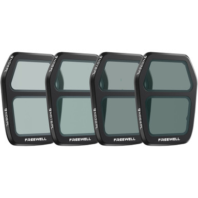 Freewell Bright Day Split ND/PL Filter Set for DJI Air 3S (4-Pack)