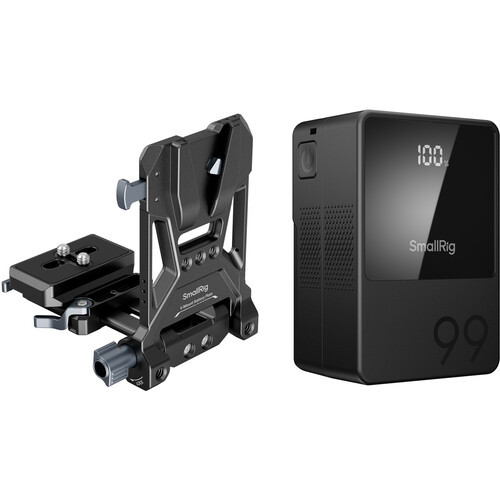 Image of SmallRig VB99 mini Battery with Folding V-Lock Plate (6800mAh, V-Mount)