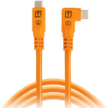 Tether Tools TetherPro Optima USB-C Cable (1.8m, High-Visibility Orange, Right-Angle)