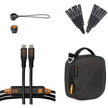 Tether Tools TetherPro Optima 10G Starter Tethering Kit (4.6m, Non-Reflective Black)