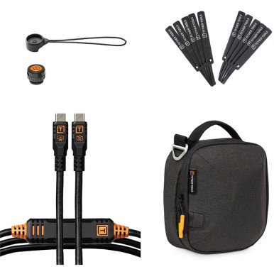 Tether Tools TetherPro Optima 10G Starter Tethering Kit (4.6m, Non-Reflective Black)