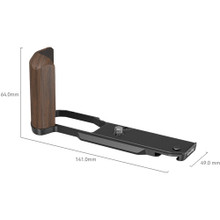 SmallRig 4802 L-Shape Mounting Plate with Wood Grip for Nikon Zfc (Black)