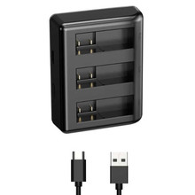 KingMa Triple Charger for DJI Osmo Action 3/4/5pro BCX204 battery
