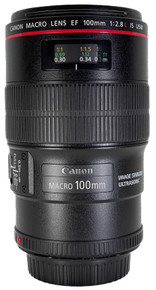 Pre-loved Canon EF 100mm f/2.8L Macro IS USM Lens