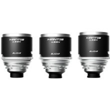 Blazar Mantis 35/50/75mm 3-Lens Bundle (PL Mount, Amber Flare)