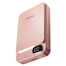 MICRODIA 35W Snappower Alumaire Magnetic Power Bank 10,000mAh (Rose Gold)