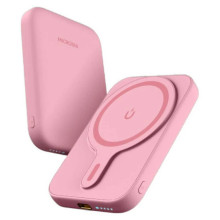 MICRODIA 35W Snappower anchor Magnetic Power Bank 10,000mAh (Pink)