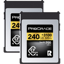 ProGrade Digital 240GB CFexpress 4.0 Type B Gold Memory Card (2-Pack)