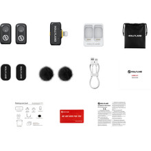 Hollyland LARK A1 Mini Duo (Space Gray, with Lightning RX, No charging case)