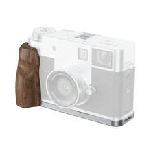 SmallRig 5223 L-Shaped Mount Plate with Wooden Handle for FUJIFILM X half (Silver)