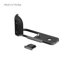 SmallRig 5217 L-Shaped Mount Plate with Silicone Handle for FUJIFILM X half (Charcoal Silver)