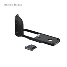 SmallRig 5332 L-Shaped Mount Plate with Silicone Handle for FUJIFILM X half (Black)