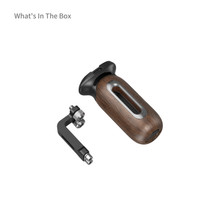 SmallRig 5237 Wooden Side Handle with 1/4"-20 Screws