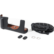 SmallRig 5450 Leather Half Case Kit for FUJIFILM X-E5 (Black)