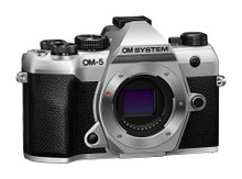 OM SYSTEM OM-5 Mark II Mirrorless Camera (Silver) + BONUS Binoculars