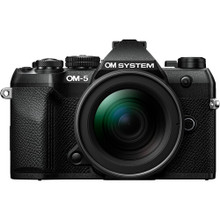 OM SYSTEM OM-5 Mark II Mirrorless Camera with 12-45mm f/4 Lens (Black) + BONUS Binoculars