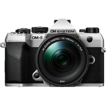 OM SYSTEM OM-5 Mark II Mirrorless Camera with 14-150mm f/4-5.6 II Lens (Silver) + BONUS Binoculars