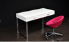 York Desk with Chrome Base  by Soho Concept