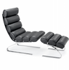 Unique Lounge Chair with Ottoman