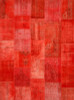 Turkish Patchwork Rugs- Red