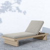 Leroy Washed Brown Outdoor Chaise