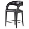 Four Hands Hawkins Modern Leather Upholstered Counter Stools