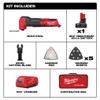 Milwaukee 2526-21XC M12 FUEL Oscillating Multi-Tool Kit