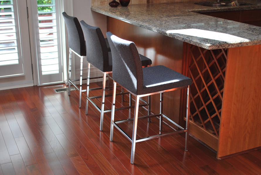 Aria Chrome Bar Stool