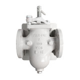 Titan Flow Control BS 85-CS Flanged (Raised Face) Carbon Steel Simplex Basket Strainer w/ Quick Clamp Cover - ASME Class 150
