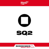Milwaukee 48-32-4605 SHOCKWAVE 1" SQ2 Impact Bit 5PK