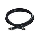 1/2" ID x 25 Ft. Black Heavy-Duty Abrasive Blasting Hose with 10L174