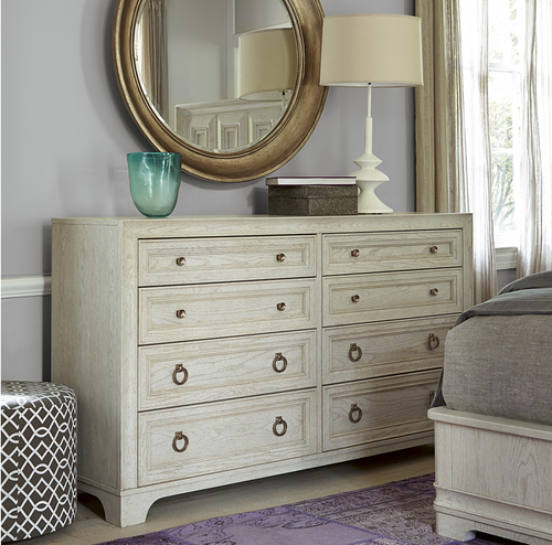 Malibu California Rustic Oak 8 Drawer Dresser Sale
