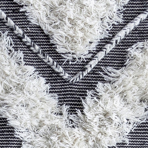 Ivory Moroccan Kilim Shag Area Rugs