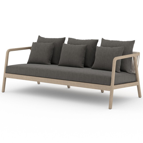Numa Washed Brown Outdoor Sofa
