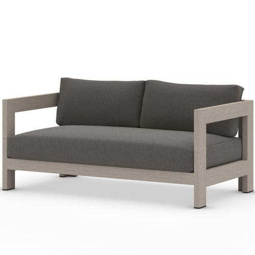 Caro Weathered Grey Outdoor Sofa