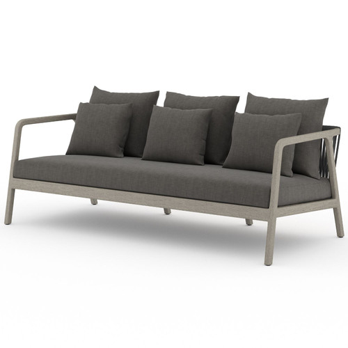 Numa Weathered Grey Outdoor Sofa