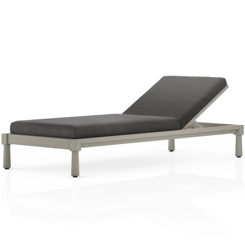 Waller Grey Teak Outdoor Chaise