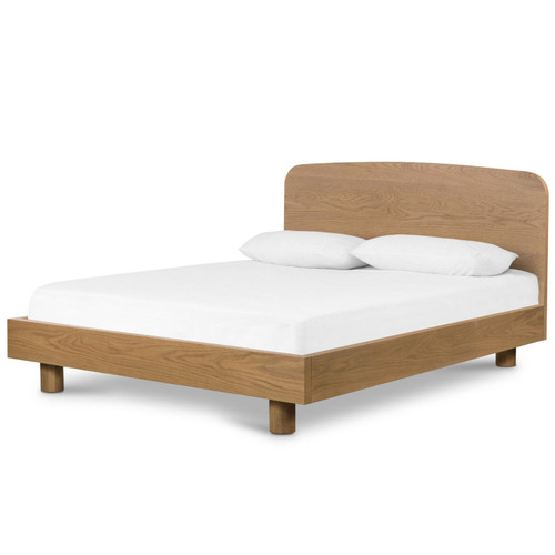 Rafa Burnished Oak Bed