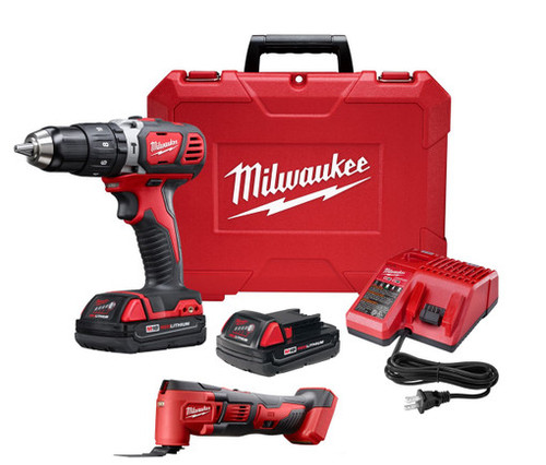 Milwaukee 2607-22CTM M18 1/2 in. HMR DR + Multi Tool