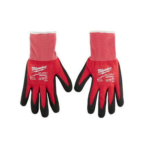 Milwaukee 48-22-8902B 12PK Cut 1 Dipped Gloves  L [A1]