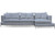 Soho Concept Simena Sectional Sofa GREY TWEED