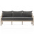 Waller Brown Teak Outdoor Sofa 82"