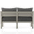 Waller Grey Teak Outdoor Sofa 56"