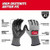 Milwaukee 48-73-8730 High Dexterity A3 Polyurethane Dipped Gloves - Small