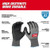 Milwaukee 48-73-7124E Cut Level 2 High-Dexterity Nitrile Dipped Gloves - XXL (Pack of 144)