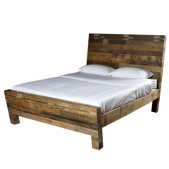 Angora Reclaimed Wood Platform Bed