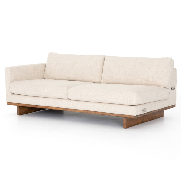 Everly Taupe Upholstered Modular Sectional Sofa Pieces