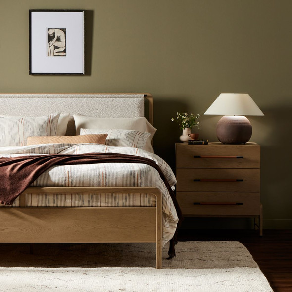 Rosedale Yucca Oak Veneer Knoll Natural Bed
