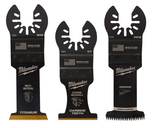 Milwaukee 49-10-9001 MILWAUKEE® OPEN-LOK 3PC ALL PURPOSE MULTI-TOOL BLADE VARIETY PACK