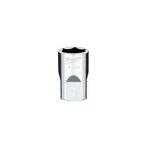 Milwaukee 45-34-9103 1/2" Drive 11/16" SAE 6-Point Socket with FOUR FLAT Sides